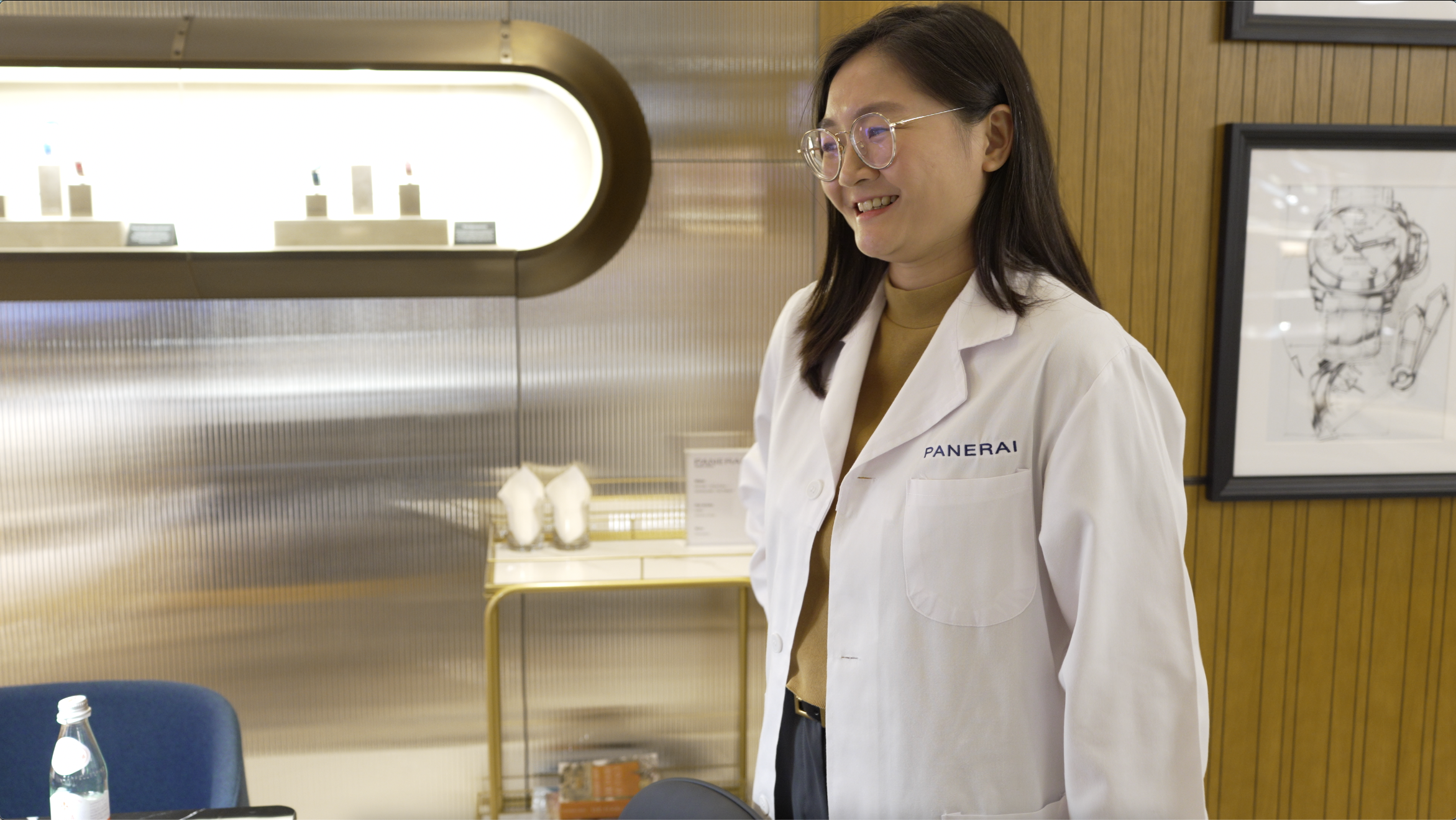 Ashley Tee_Panerai watchmaker coat